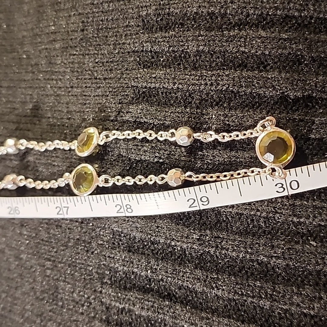 Vtg Alfani Macys Brand 60 Station Chain Necklace
